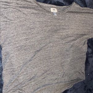 Old Navy Dark Gray V-Neck Shirt